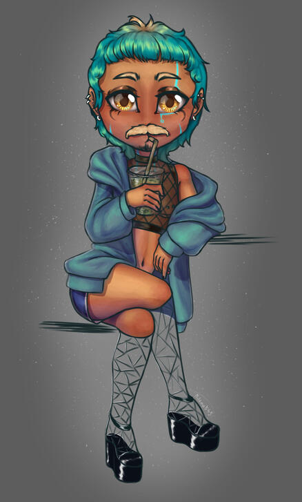 Fullbody full color chibi Fullbody full color chibi